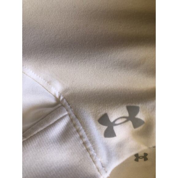 Womens Under Armour Run Pullover Jacket 1/4 Zip Fitted White Medium LL - Picture 6 of 6